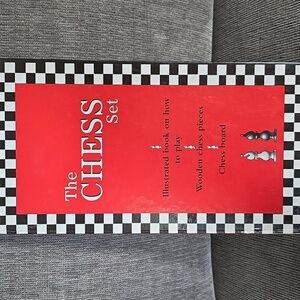 The Chess Set with Illustrated Book, Pieces, And Board. New.